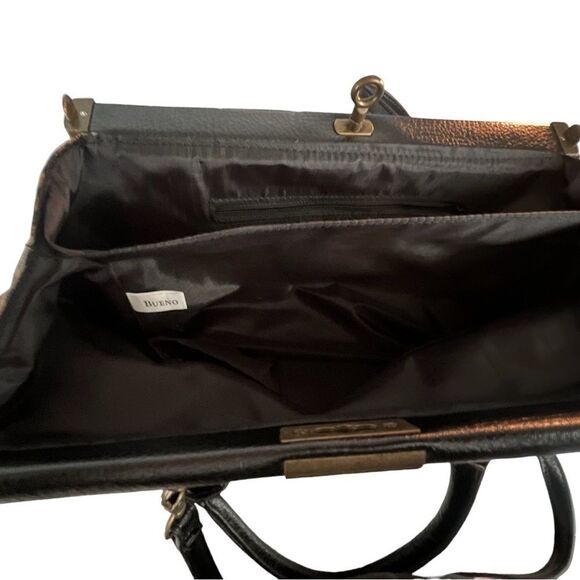 Bueno Women’s Animal Print Leopard Handbag /Satchel Purse - Picture 5 of 10